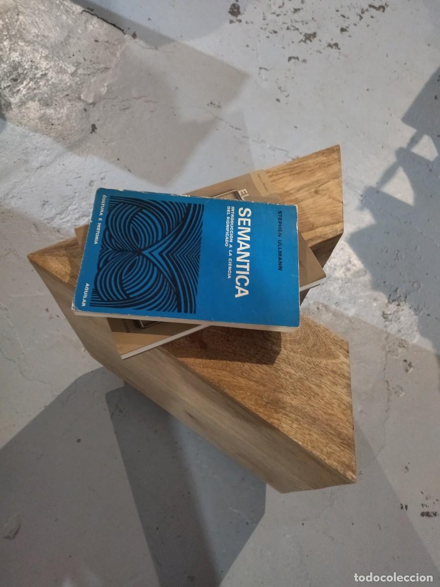 Vintage: Mesita madera natural con forma de punta de flecha - Foto 6