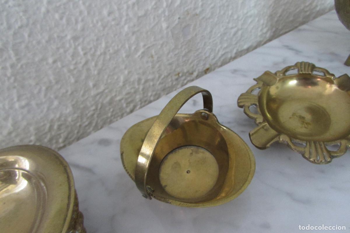 Vintage: LOTE FIGURAS..CALDEROS..LATON/BRONCE - Foto 4