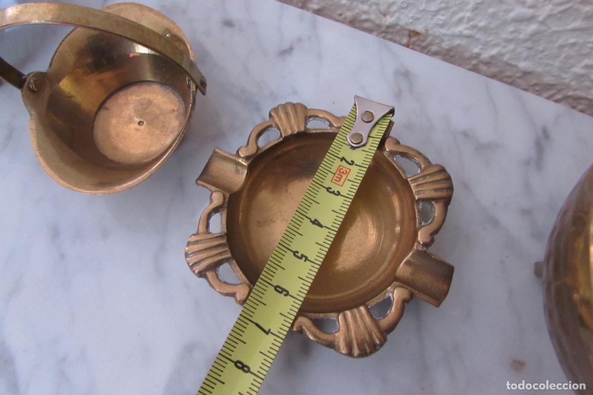 Vintage: LOTE FIGURAS..CALDEROS..LATON/BRONCE - Foto 14