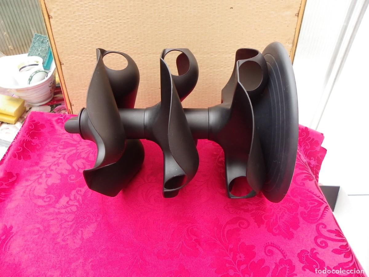 Vintage: Soporte botellas negro pl&aacute;stico - Foto 3