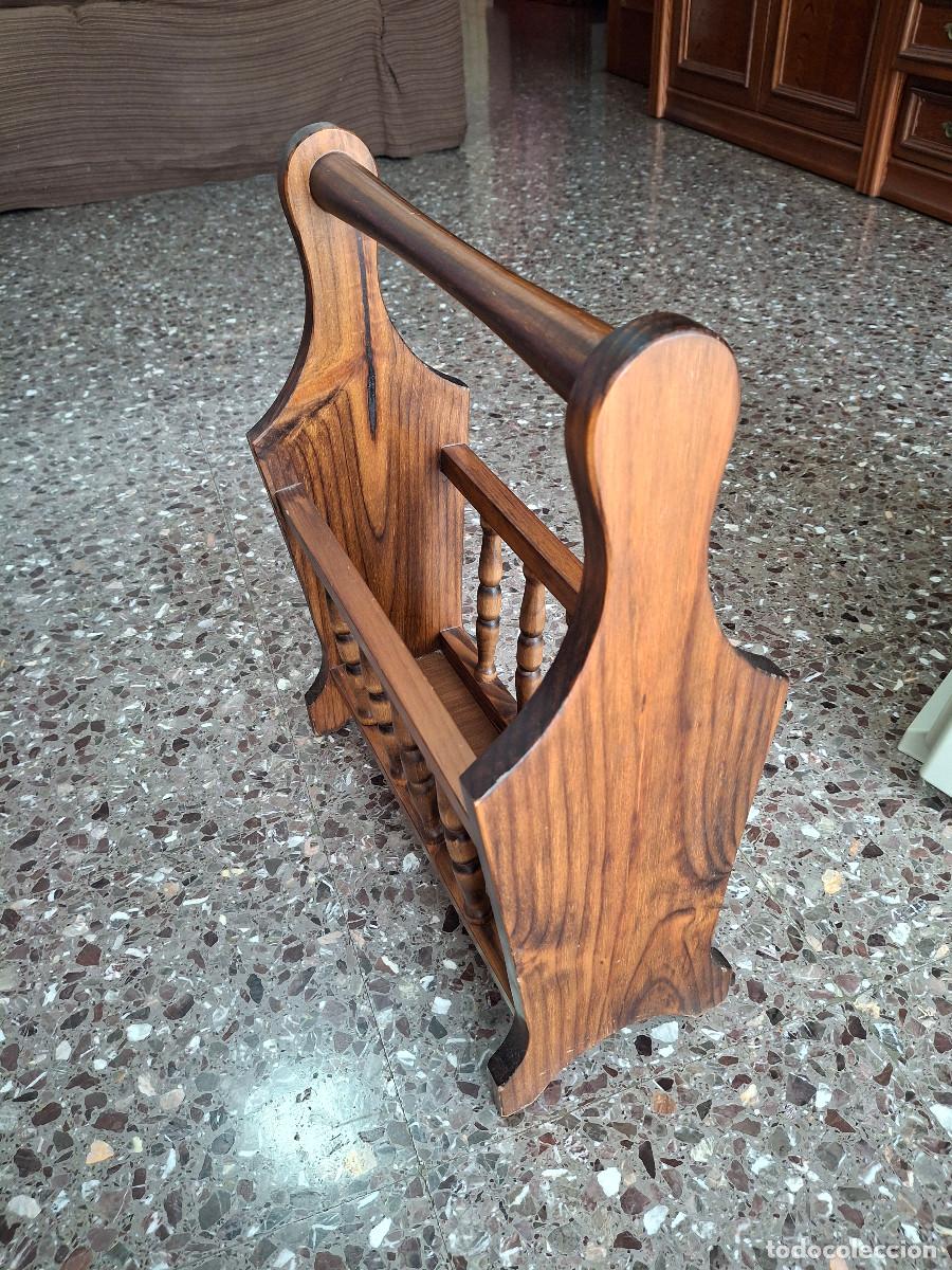 Vintage: Revistero de vintage madera - Foto 2