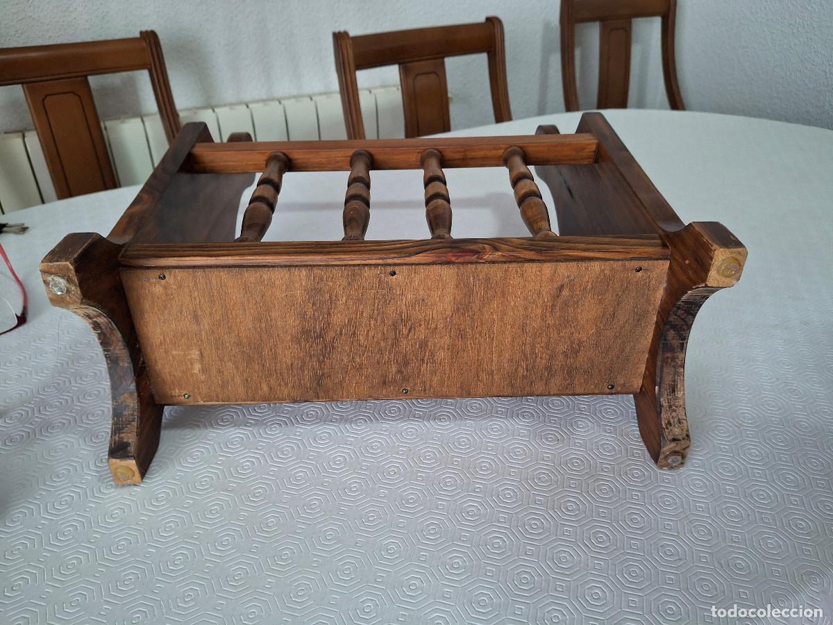 Vintage: Revistero de vintage madera - Foto 4