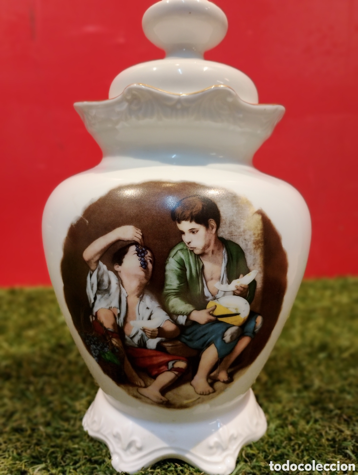 Vintage: Tarro de porcelana vintage - Foto 1