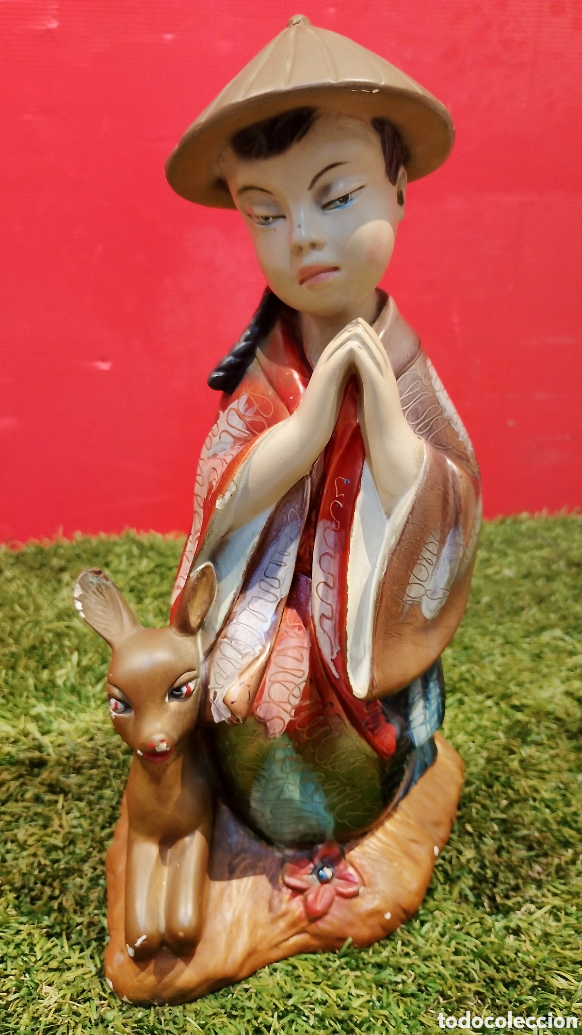 Vintage: Figura de yeso antigua. - Foto 3