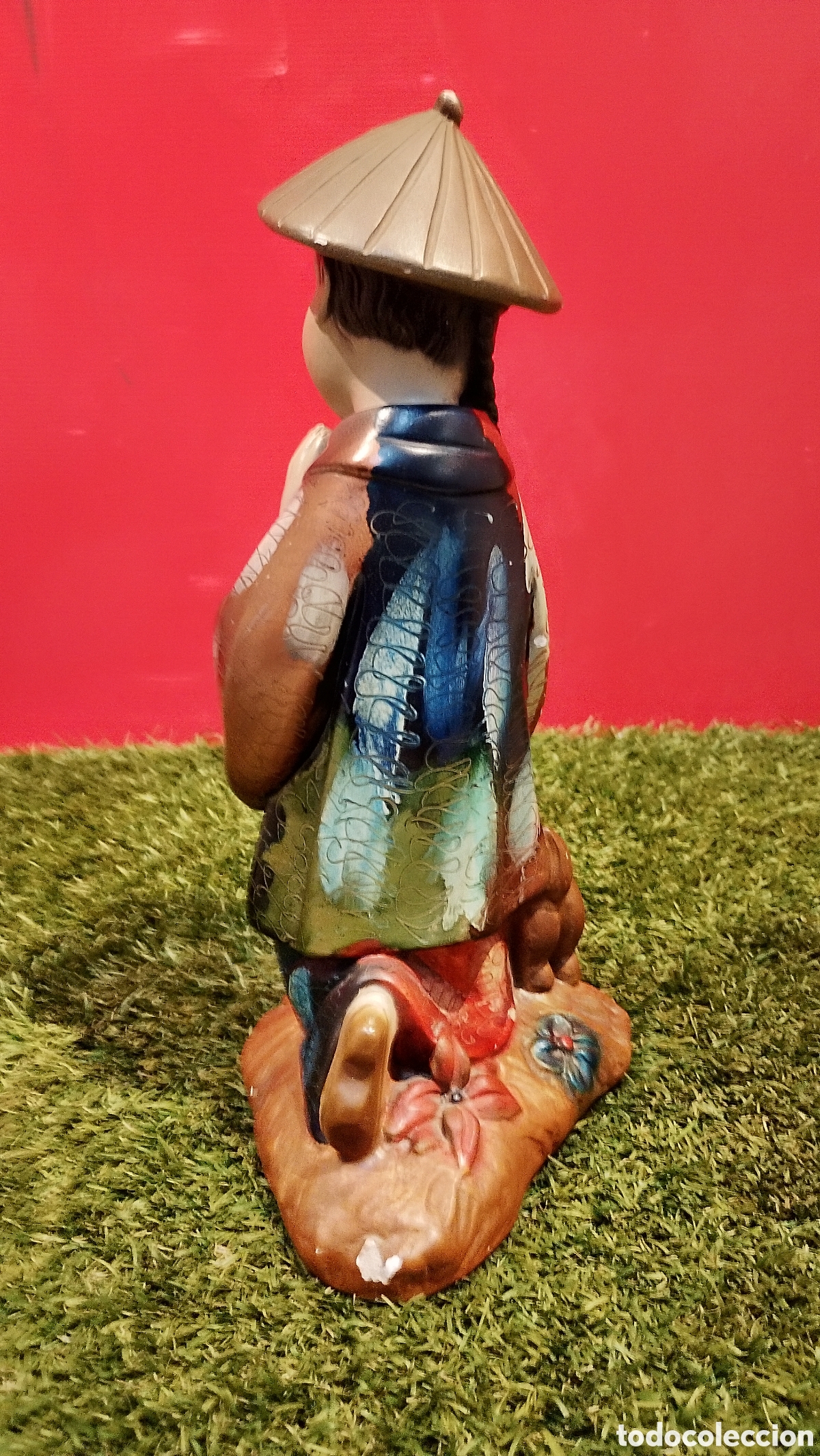 Vintage: Figura de yeso antigua. - Foto 5
