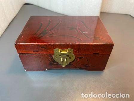Vintage: JOYERO DE MADERA 15x10x7 cm - Foto 1