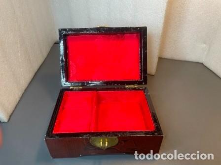Vintage: JOYERO DE MADERA 15x10x7 cm - Foto 2