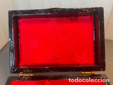 Vintage: JOYERO DE MADERA 15x10x7 cm - Foto 4