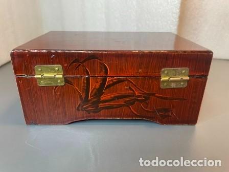 Vintage: JOYERO DE MADERA 15x10x7 cm - Foto 6