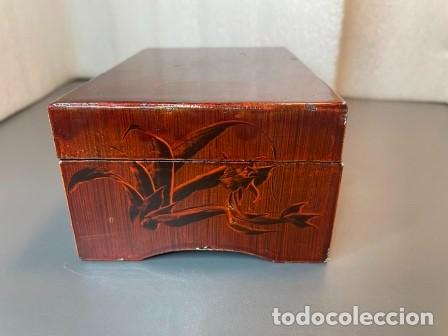 Vintage: JOYERO DE MADERA 15x10x7 cm - Foto 7