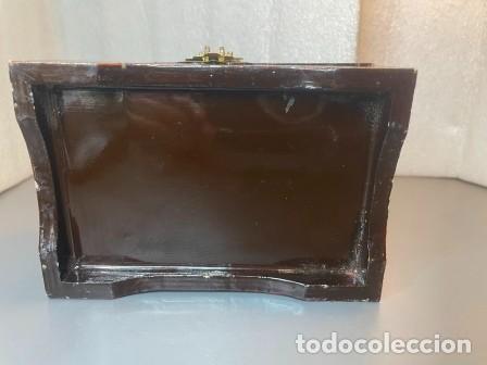 Vintage: JOYERO DE MADERA 15x10x7 cm - Foto 8