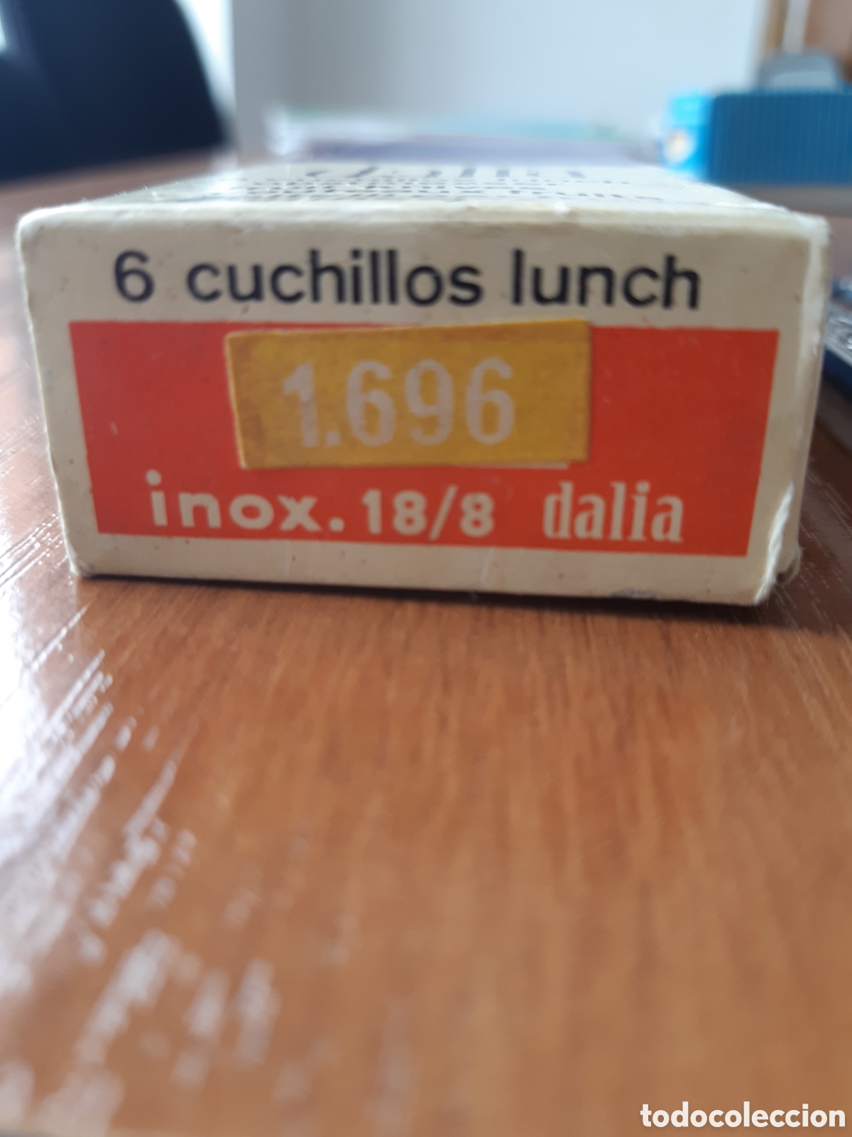Vintage: Juego de 5 cuchillos de postre en caja. Dalia - Foto 5