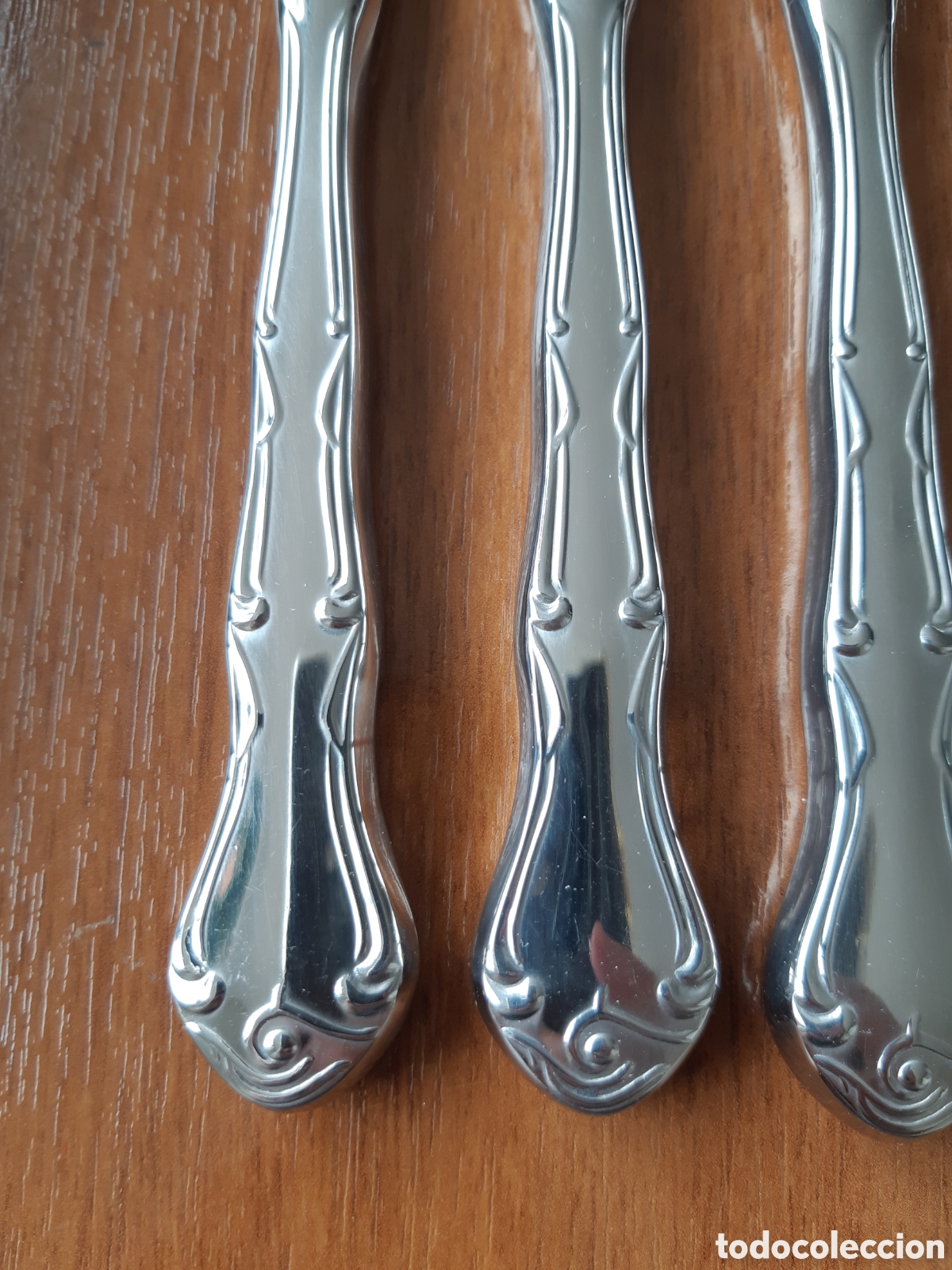 Vintage: Juego de 5 cuchillos de postre Dalia. - Foto 3