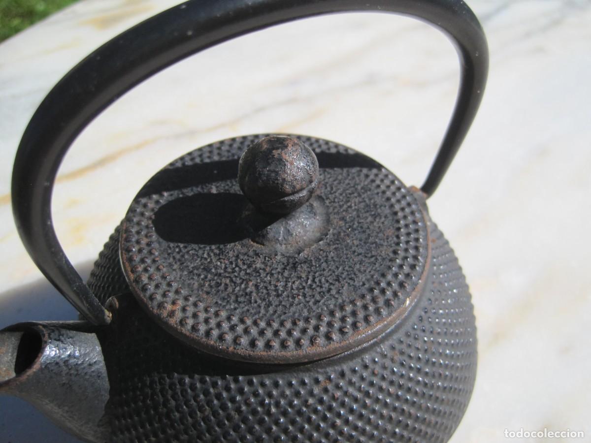Vintage: TETERA JAPONESA DE HIERRO FUNDIDO - Foto 3