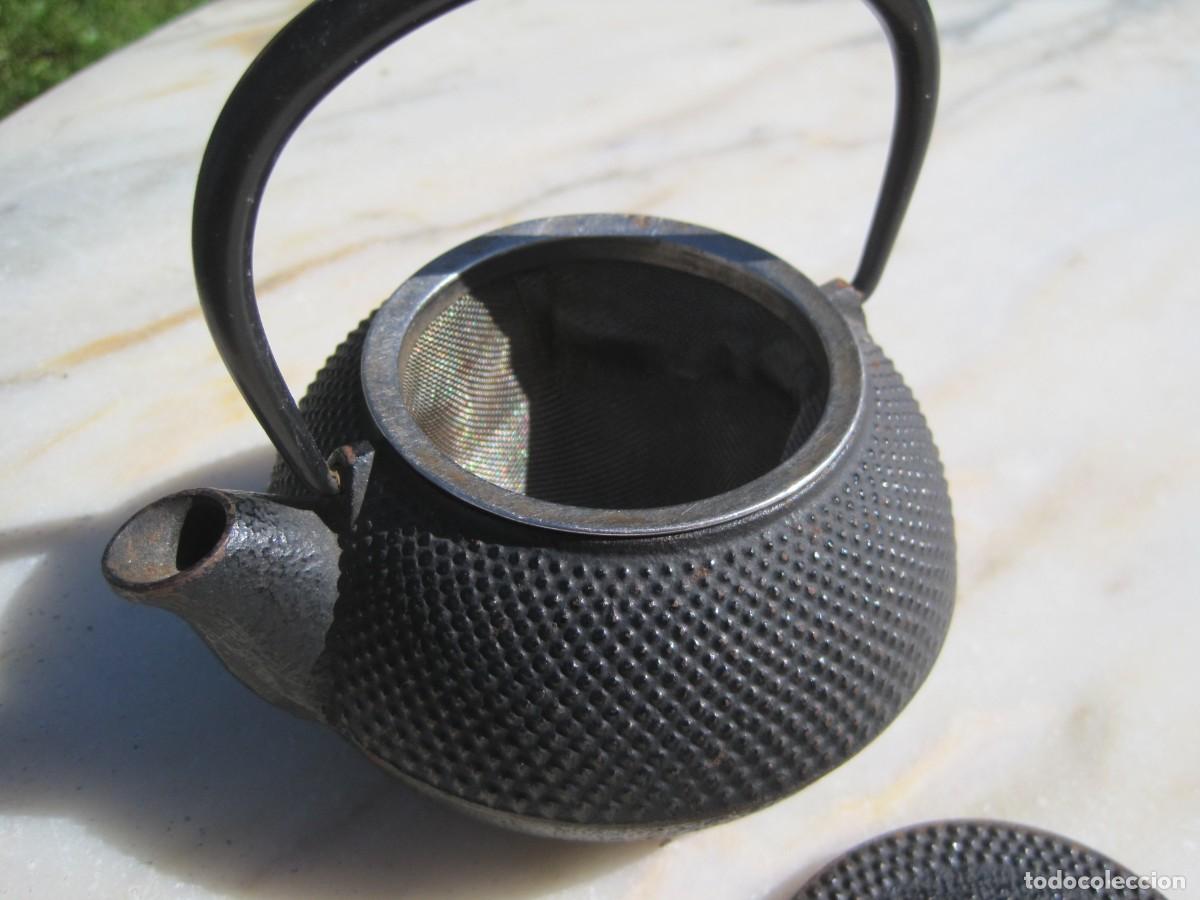 Vintage: TETERA JAPONESA DE HIERRO FUNDIDO - Foto 4