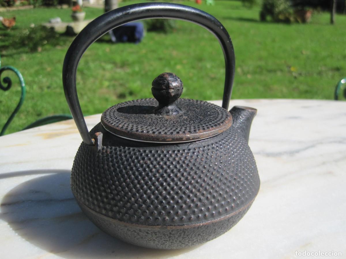 Vintage: TETERA JAPONESA DE HIERRO FUNDIDO - Foto 9