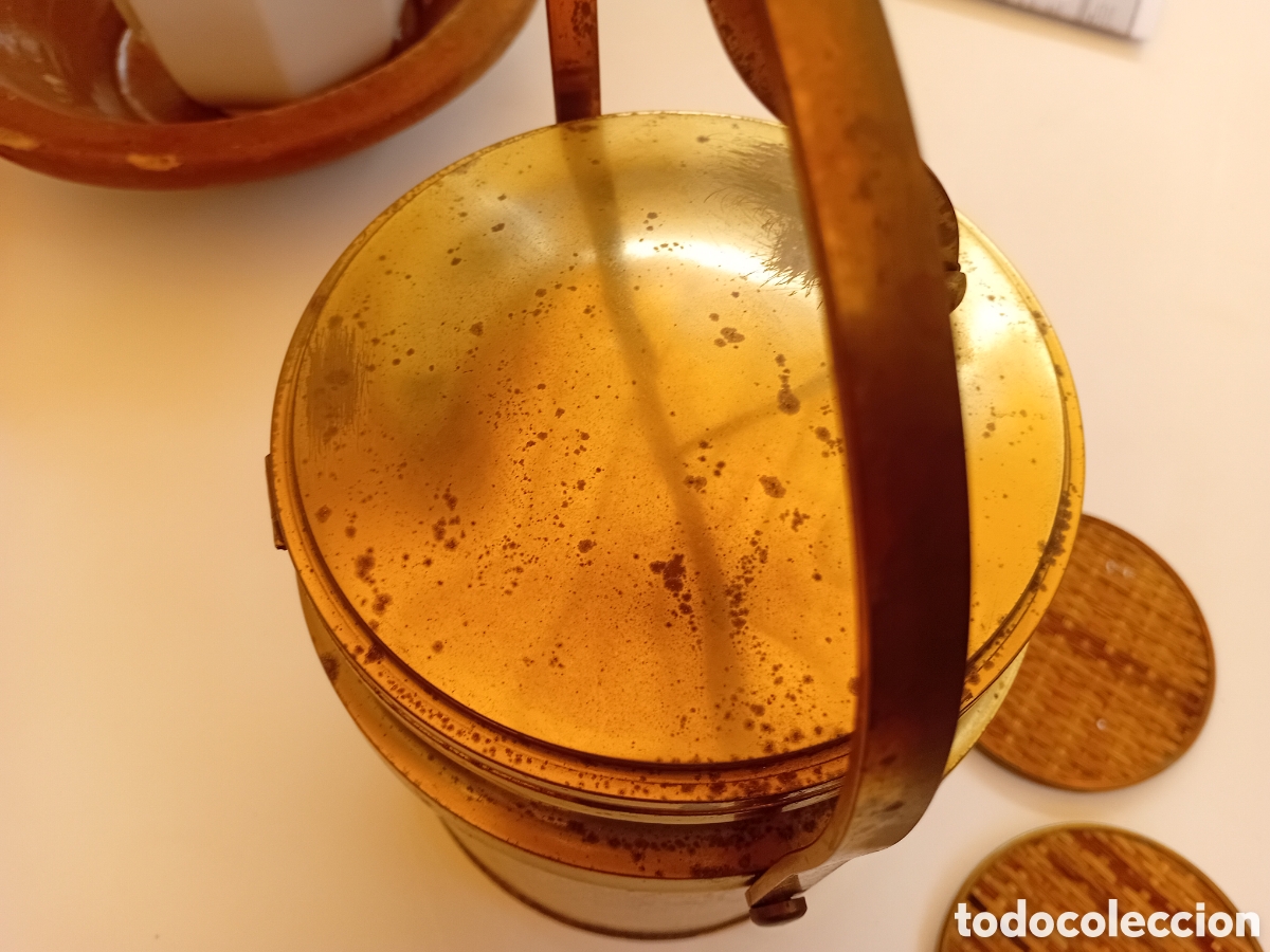 Vintage: CUBITERA Y 6 POSAVASOS - Foto 4