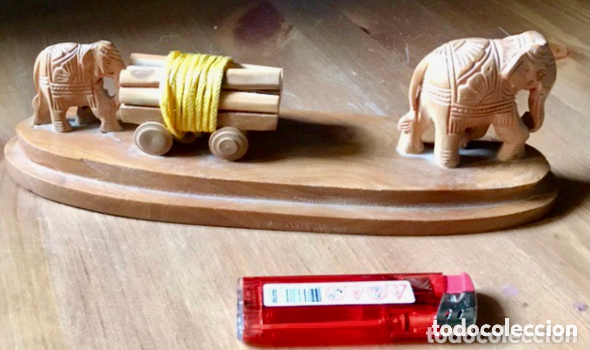 Vintage: FIGURAS ELEGANTES INDIOS TRABAJANDO - Foto 3