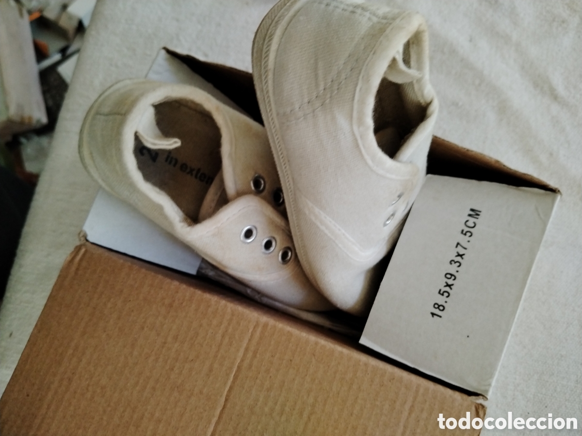 Vintage: Tenis blancos de ni&ntilde;o - Foto 4