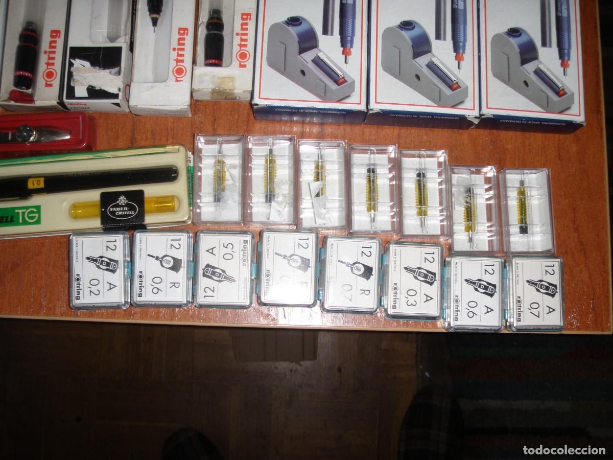 Vintage: LOTE ROTRING Y CASTELL - Foto 5