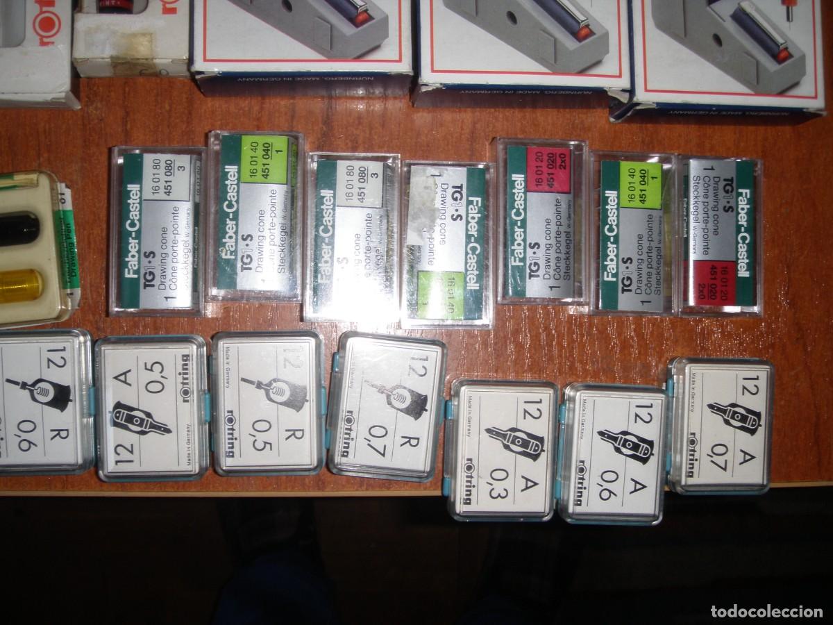 Vintage: LOTE ROTRING Y CASTELL - Foto 6