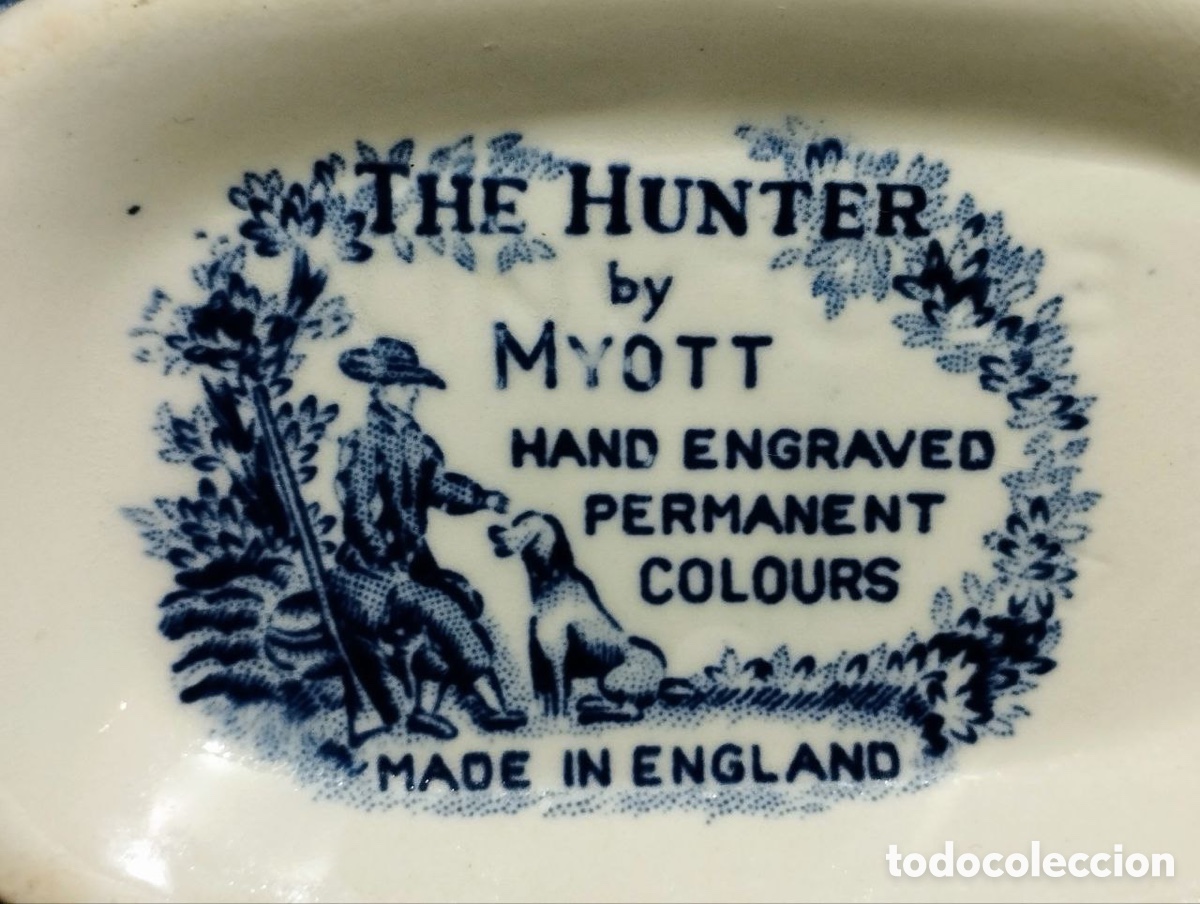 Vintage: Vajilla myott the hunter. 12 servicios - Foto 2
