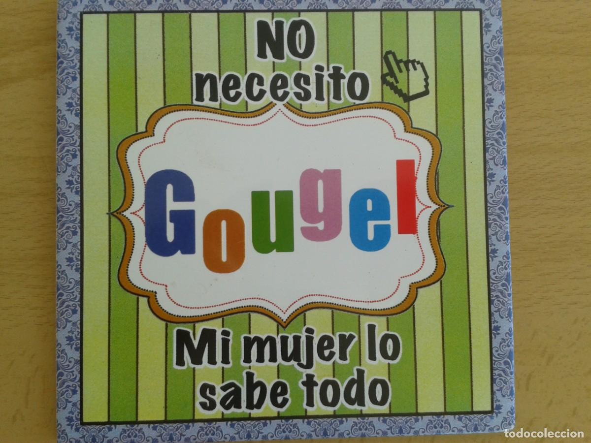 Vintage: REFRAN NO NECESITO GOOGLE AZULEJO DECORATIVO - Foto 2