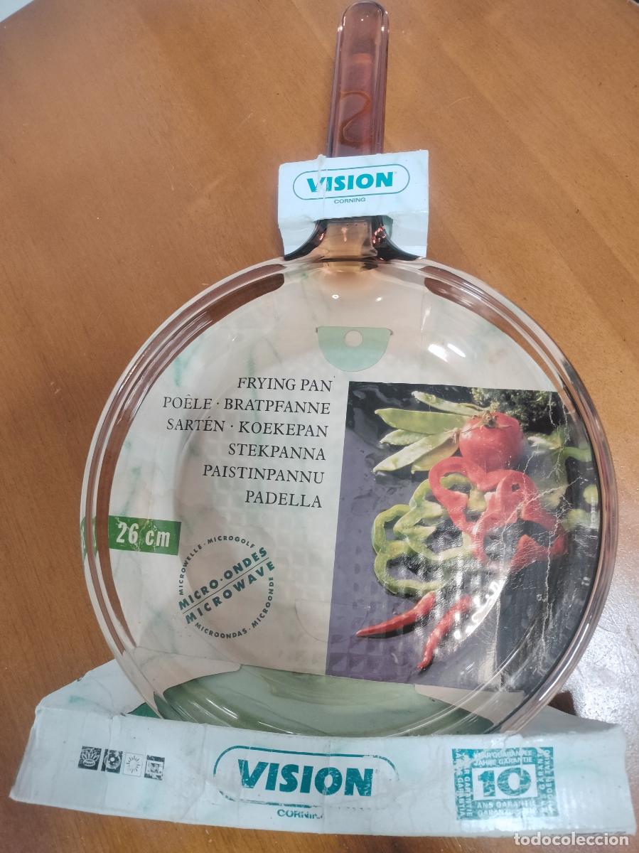 Vintage: Sarten a ESTRENAR de Vidrio de Vision Corning 26cm - Foto 1