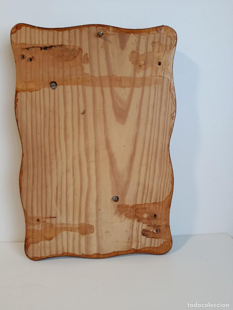 Vintage: CUADRO VASCO TXISTULARI EN TABLA DE MADERA. PAIS VASCO - Foto 4