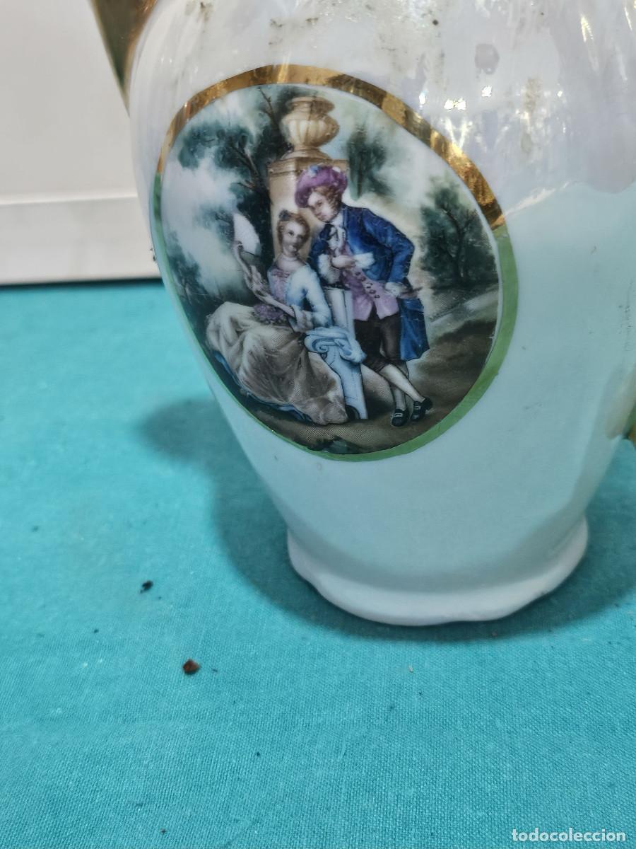 Vintage: jarra de porcelana dorada - Foto 2
