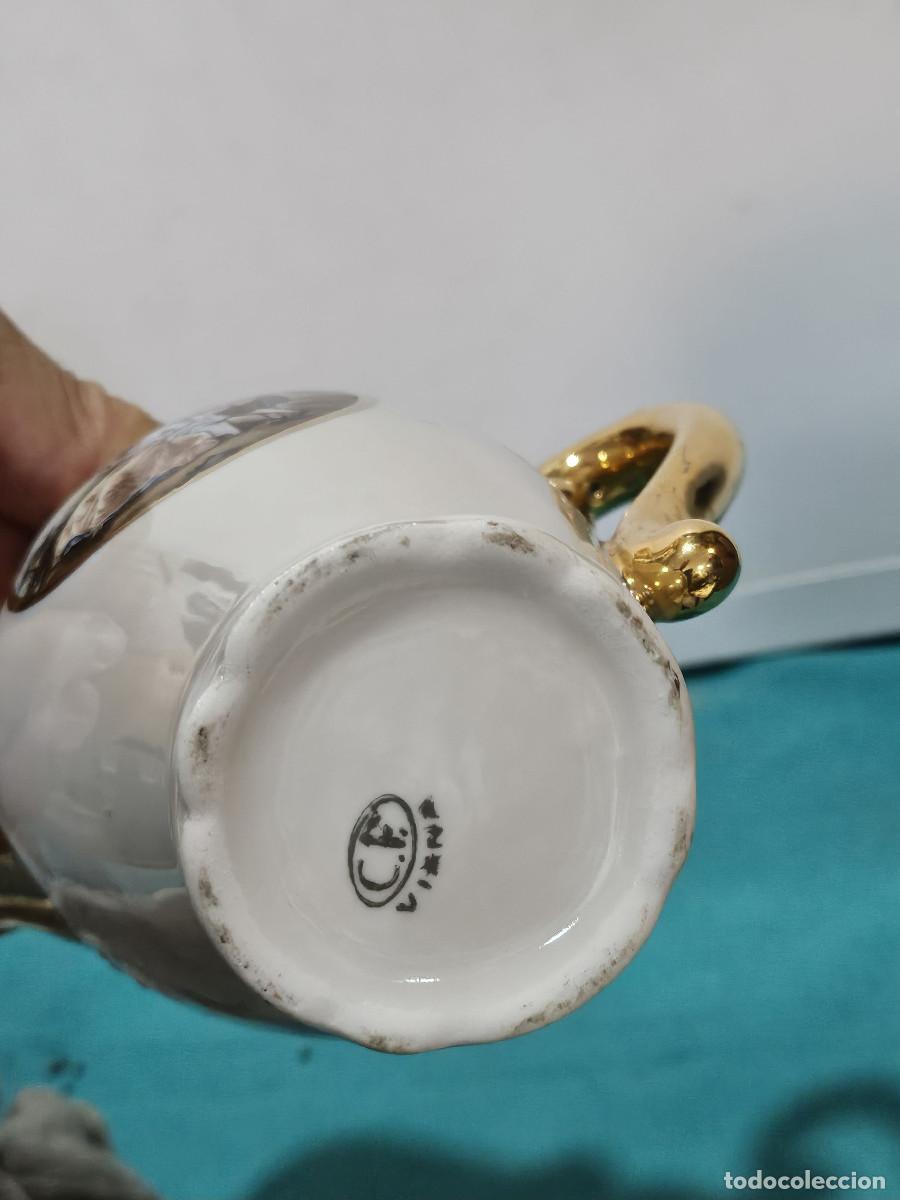 Vintage: jarra de porcelana dorada - Foto 3