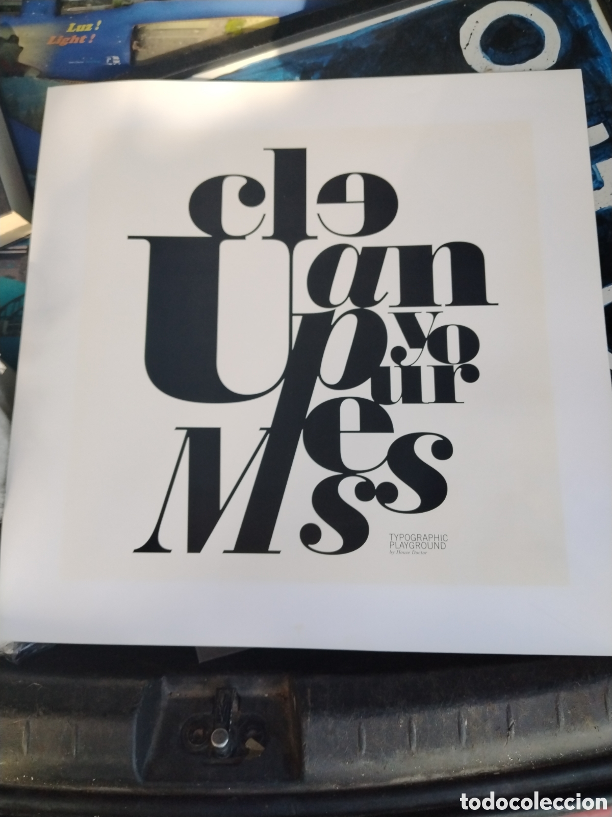 Vintage: Poster grande Clean Up Your Mess - Foto 1