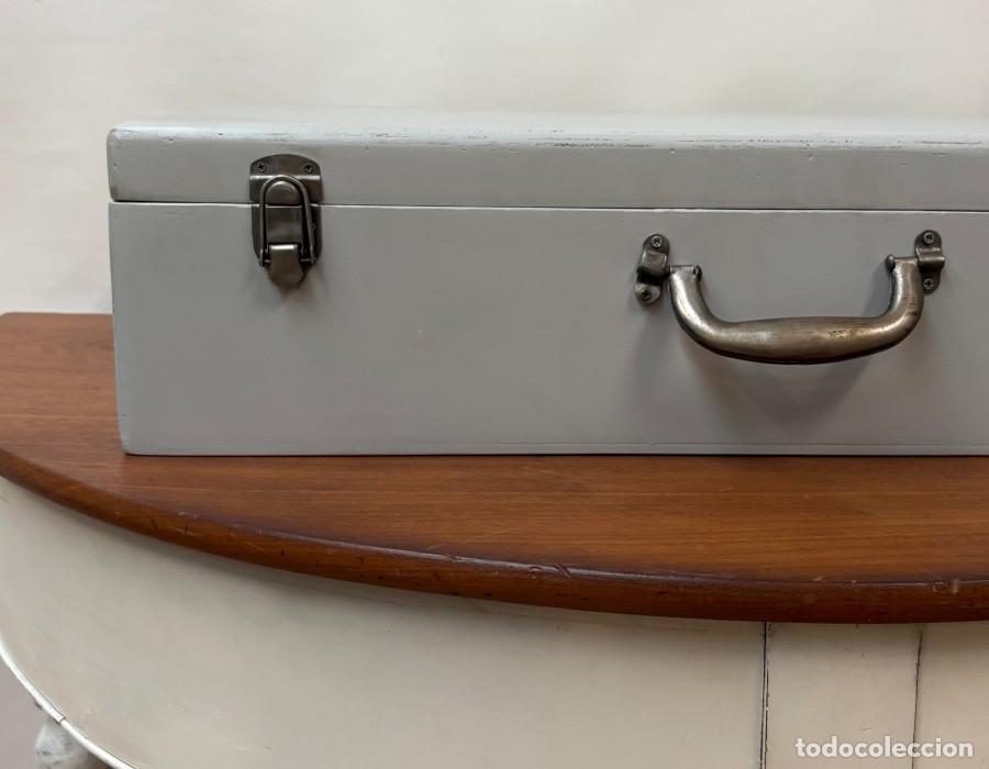 Vintage: Maleta de Madera A&ntilde;os 60 - Foto 4