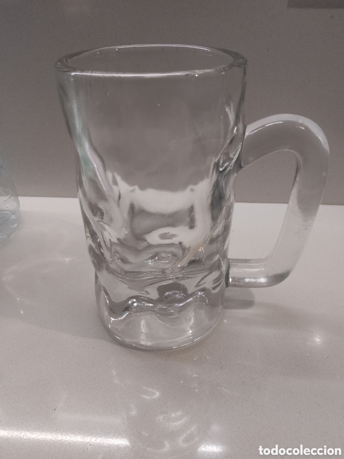 Vintage: Jarra de cerveza de cristal - Foto 1