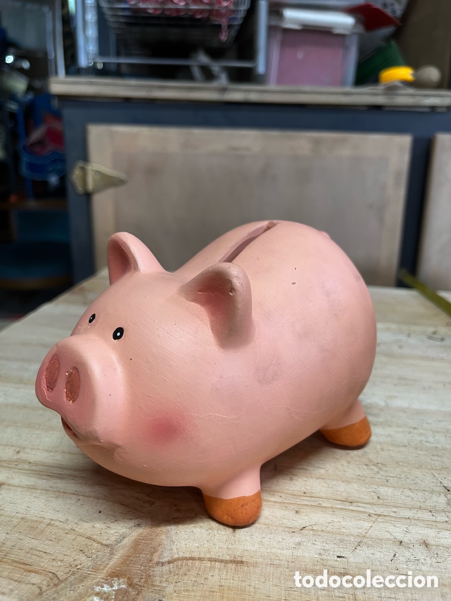 Vintage: Hucha cerdito de cer&aacute;mica - Foto 1