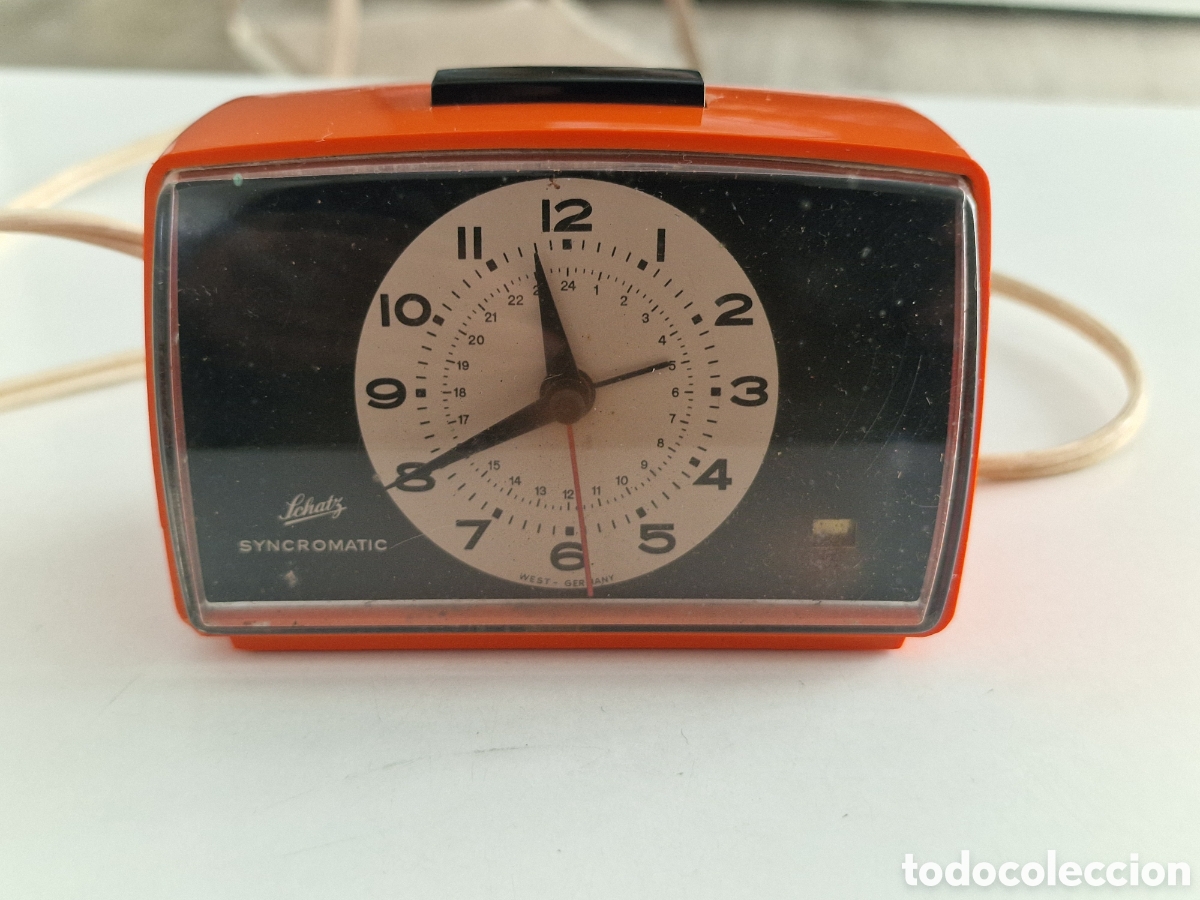 Vintage: Reloj Schatz Syncromatic Naranja - Foto 3