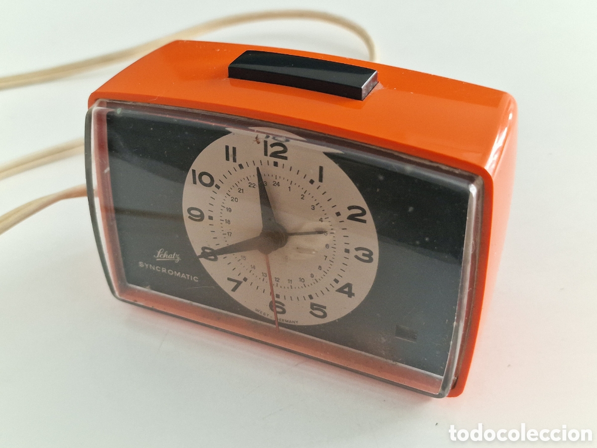 Vintage: Reloj Schatz Syncromatic Naranja - Foto 9
