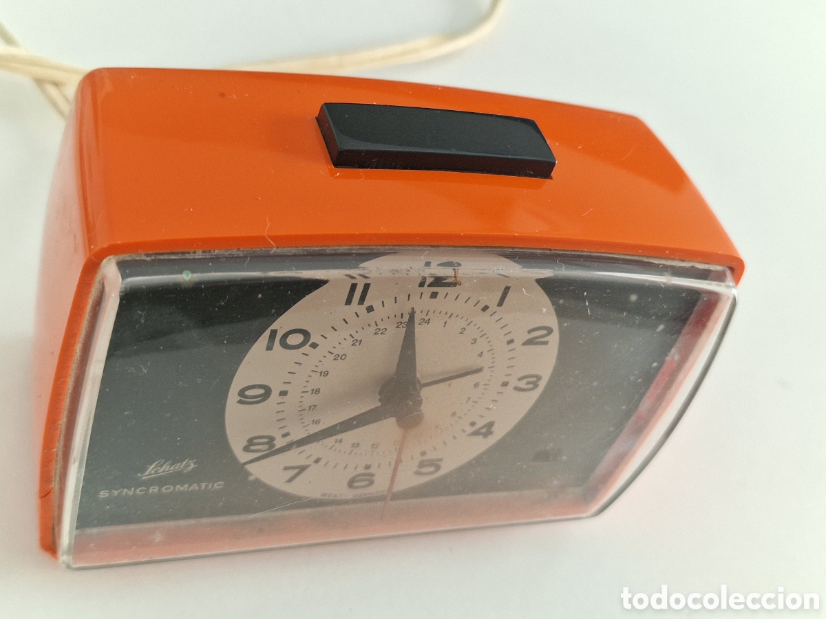 Vintage: Reloj Schatz Syncromatic Naranja - Foto 13