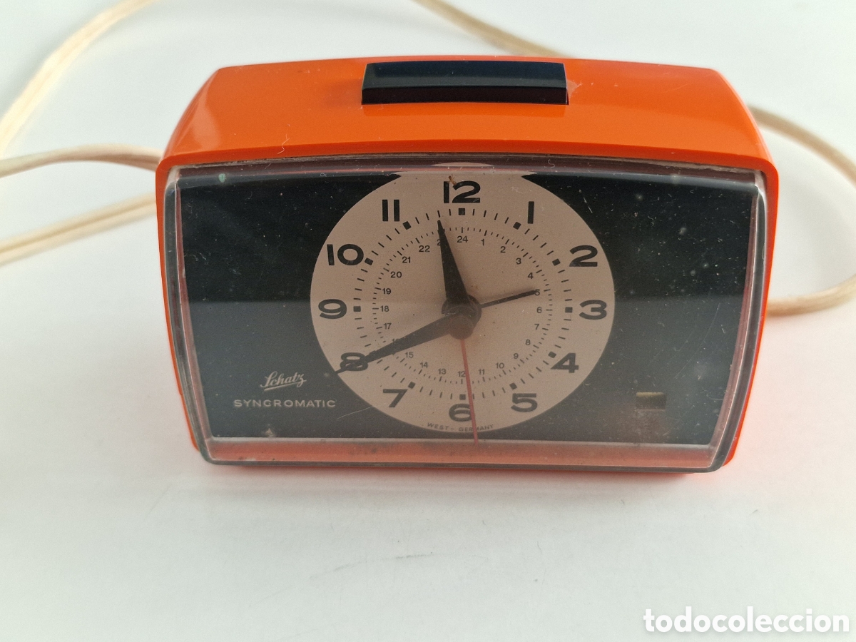 Vintage: Reloj Schatz Syncromatic Naranja - Foto 1