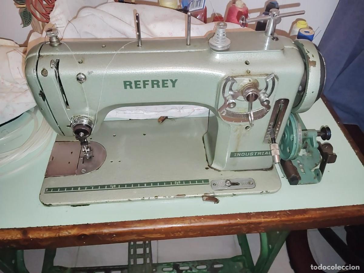 Vintage: Maquina de coser REFREY industrial - Foto 2