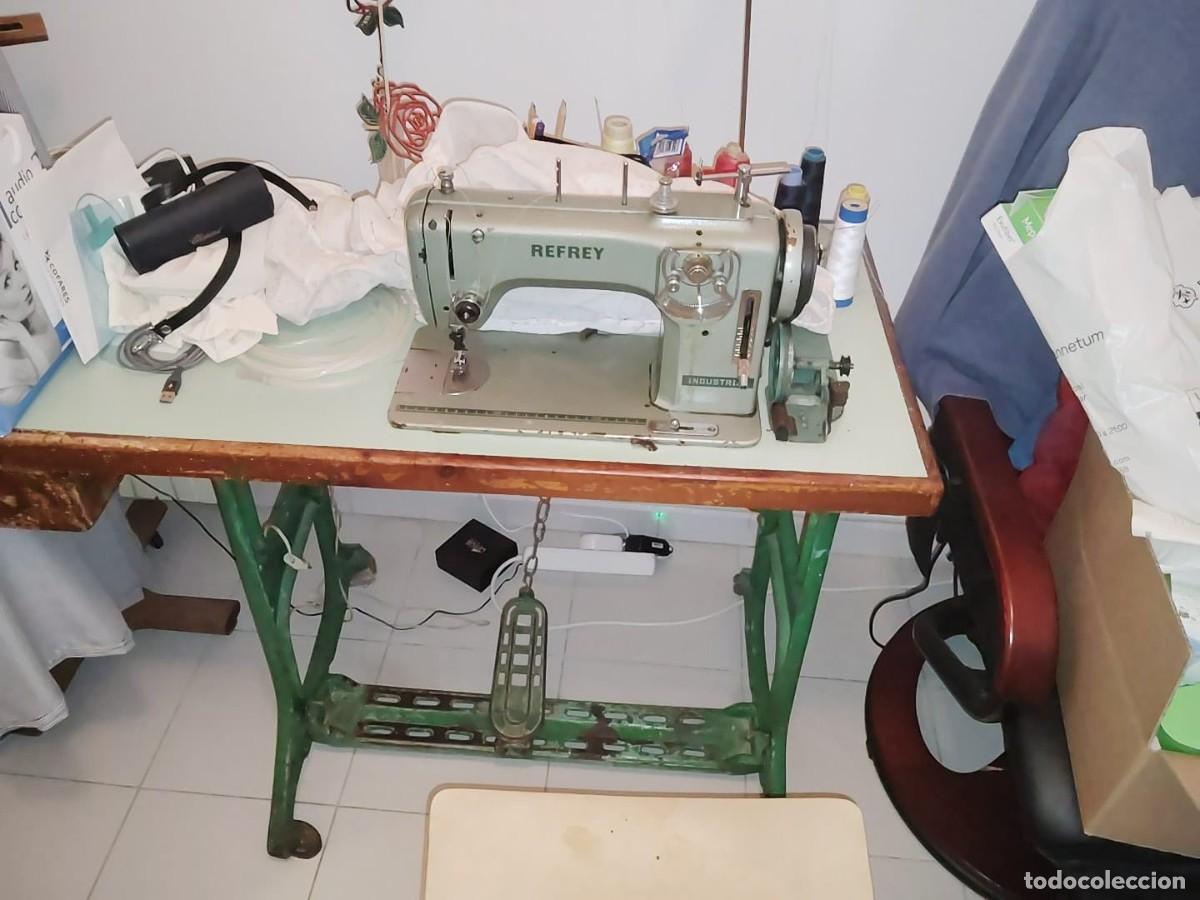 Vintage: Maquina de coser REFREY industrial - Foto 3