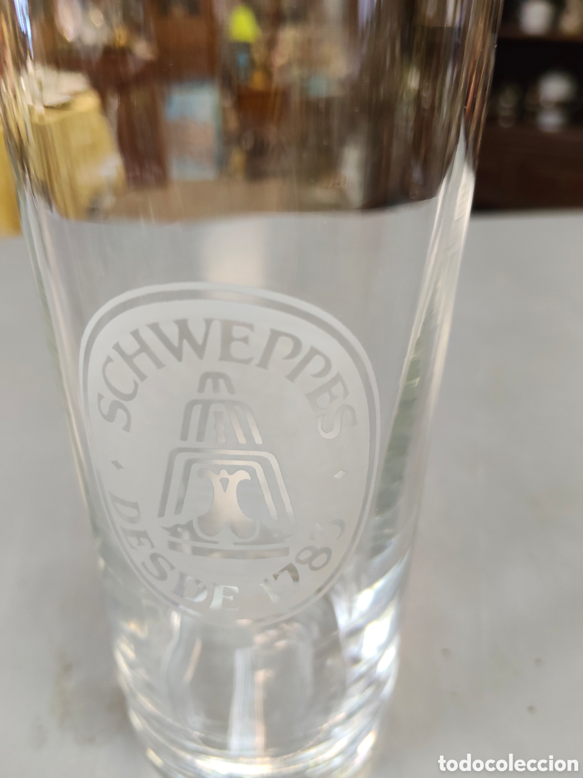 Vintage: Antiguo vaso SCHWEPPES 1783 - Foto 4