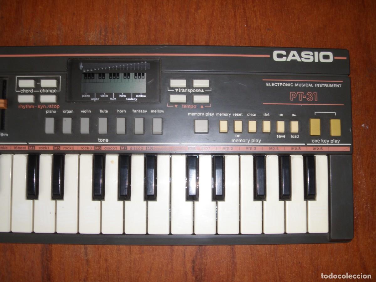Vintage: TECLADO CASIO PT31 FUNCIONANDO PT-31 - Foto 2