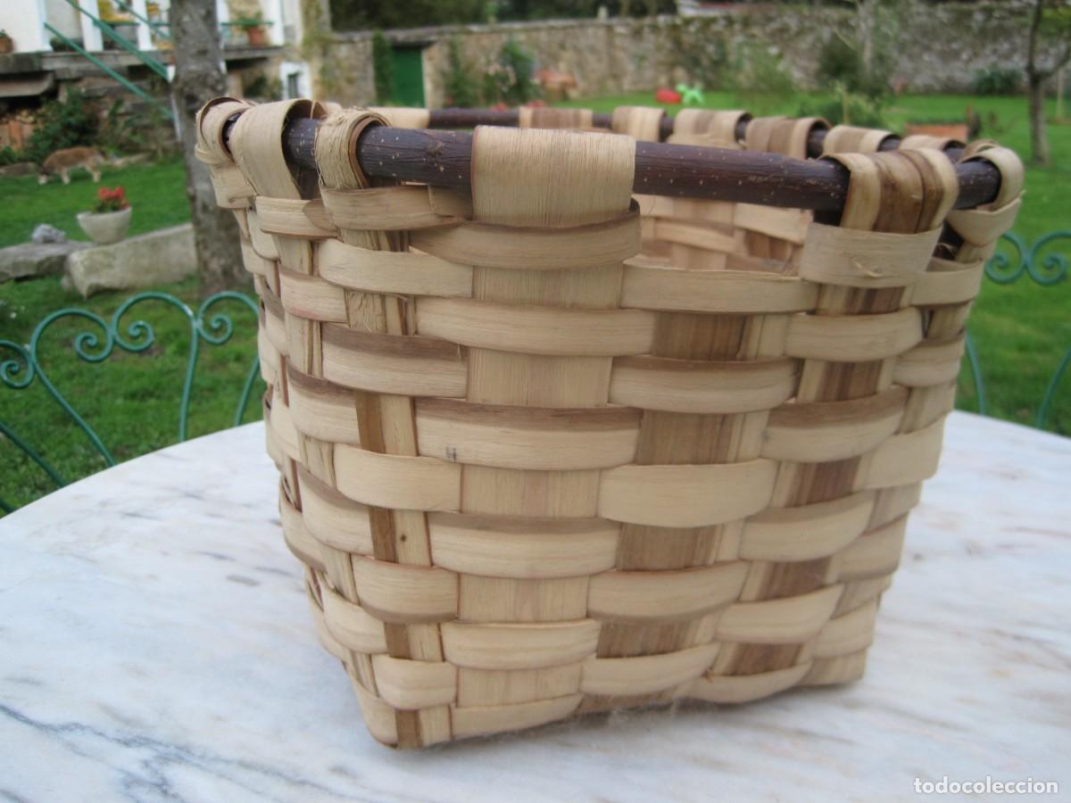 Vintage: CESTO DE MADERA DE CASTA&Ntilde;O - Foto 3