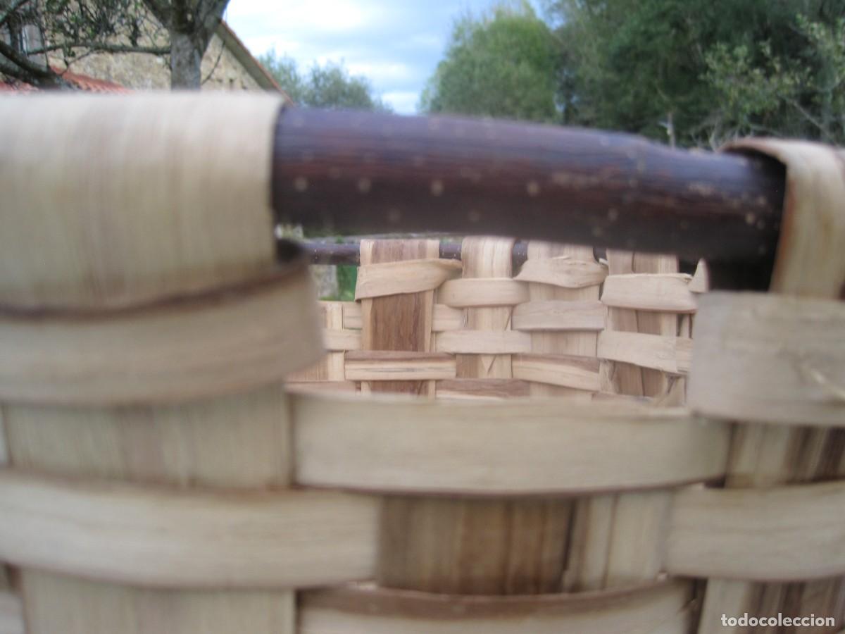 Vintage: CESTO DE MADERA DE CASTA&Ntilde;O - Foto 4