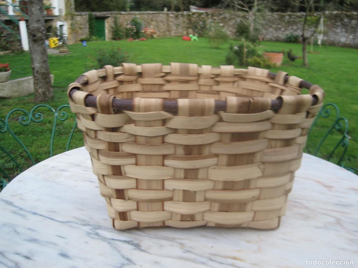 Vintage: CESTO DE MADERA DE CASTA&Ntilde;O - Foto 6