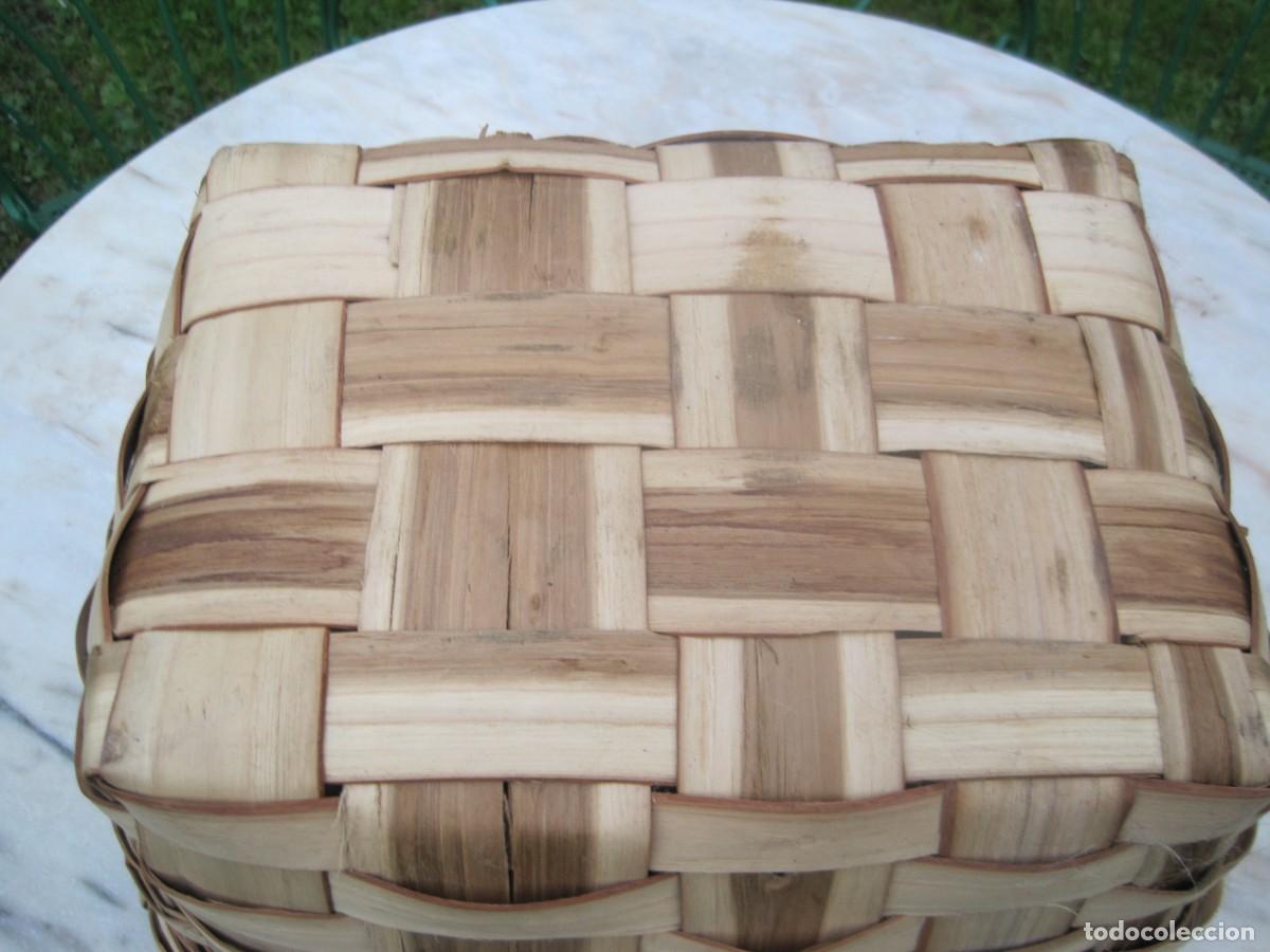 Vintage: CESTO DE MADERA DE CASTA&Ntilde;O - Foto 9