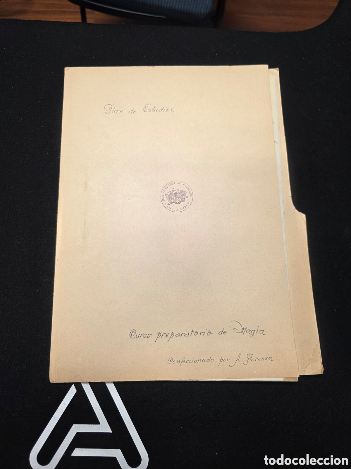 Vintage: Plan de estudios de magia de Alfredo Florensa - Foto 1