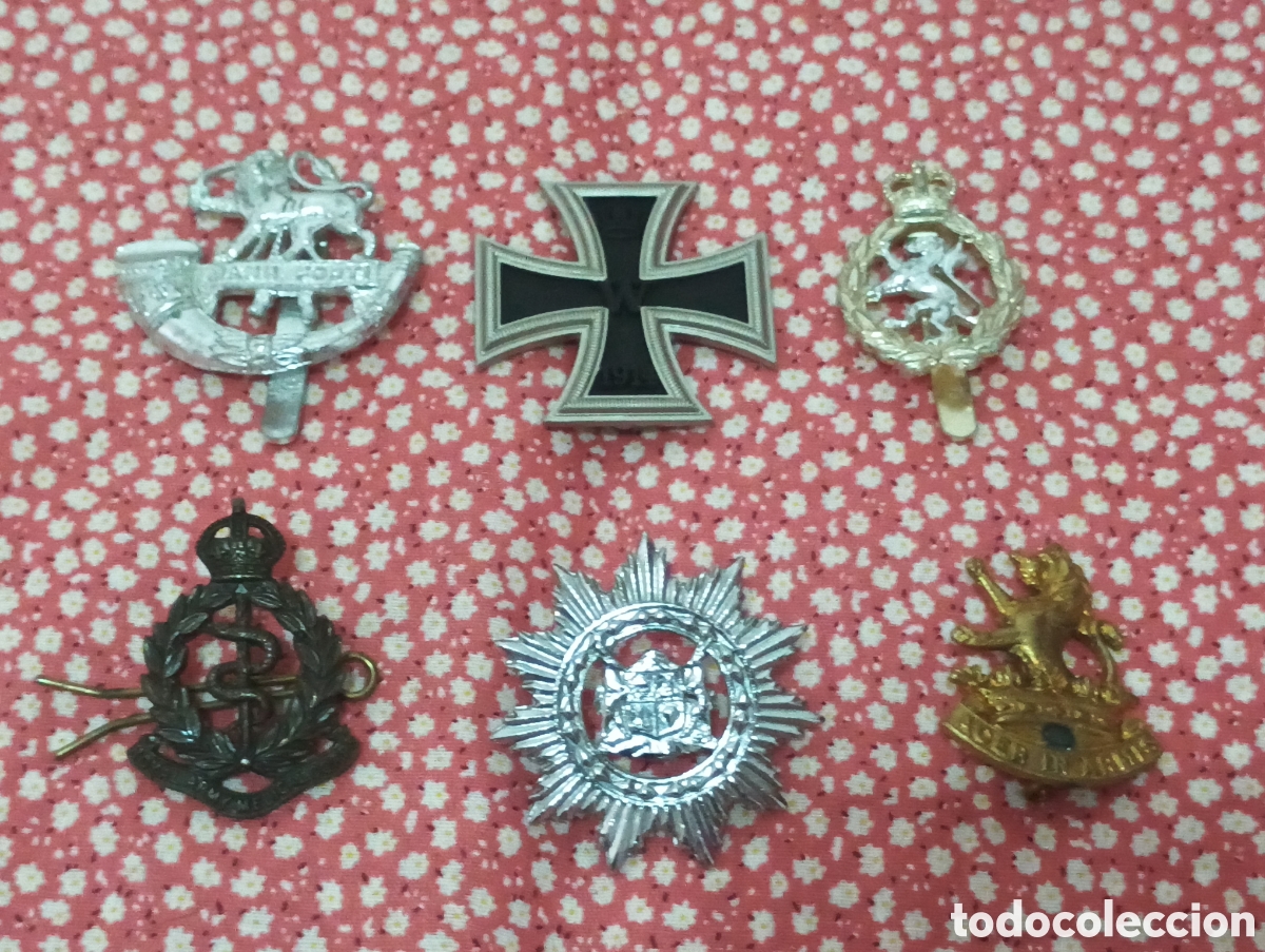 Vintage: Lote 6 insignia placa militar guerra