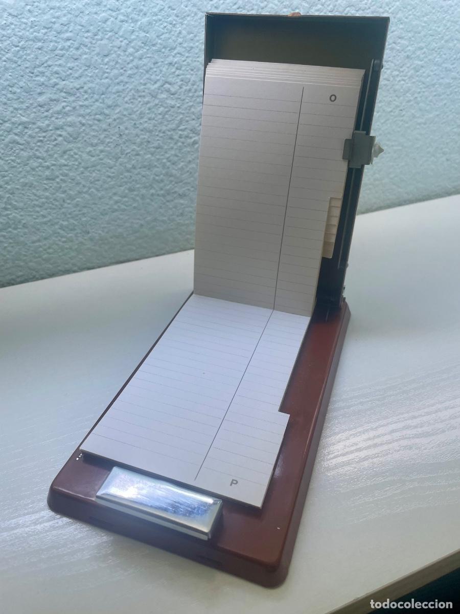 Vintage: Agenda telef&oacute;nica de sobremesa - Foto 4